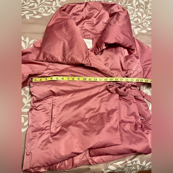 Pink Wrap Puffer Jacket by Avec Les Filles - Picture 10 of 11